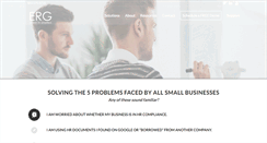 Desktop Screenshot of ergpayroll.com